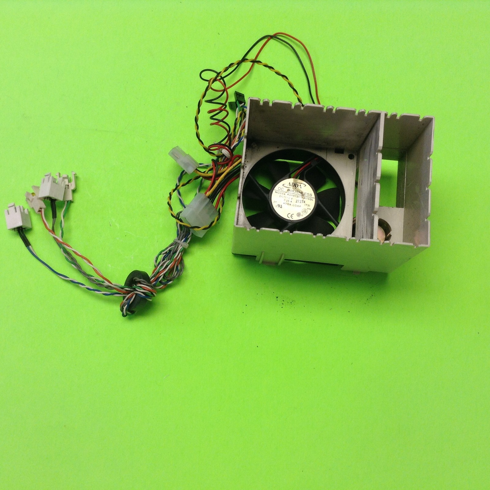 PC Adda AD0812HS-A70GL DC Brushless, 12VDC 0.25A W/Cover 8 Ohms 0.25 Speaker C