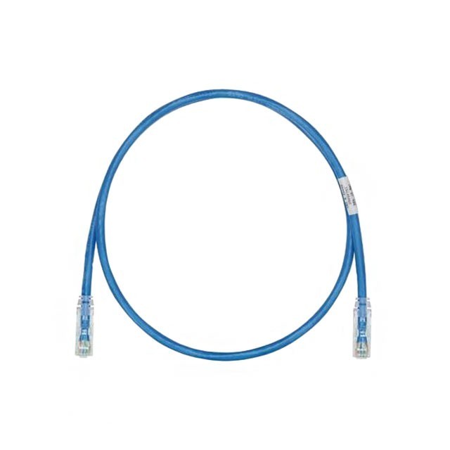 Panduit UTP28X3BU Cat6a 28awg UTP Patch Cable/Cord, 3 Ft Blue 10 PACK