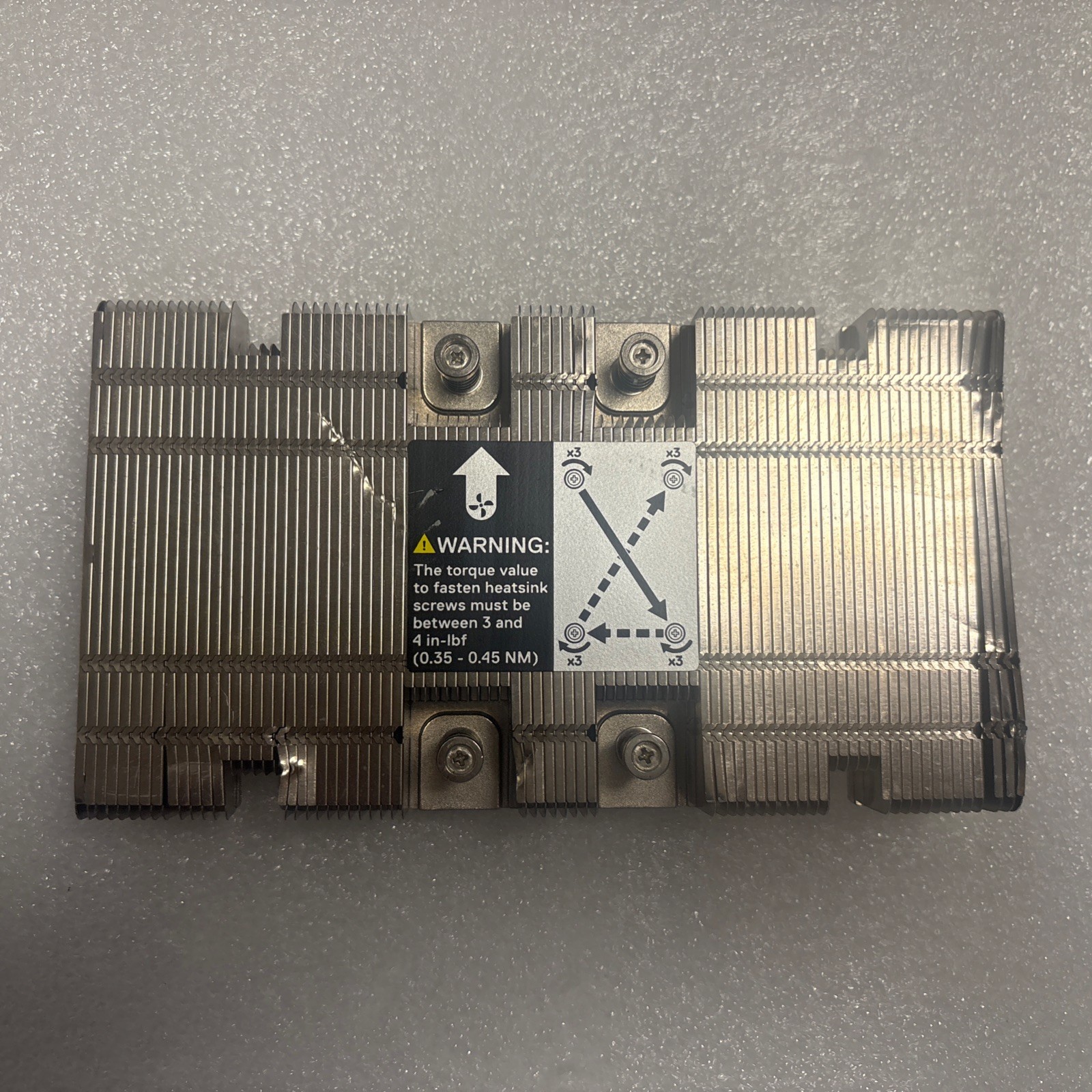 GENUINE DELL SXM2 GPU HEATSINK FOR DELL EMC POWEREDGE C4140 - SCREW DOWN V383C