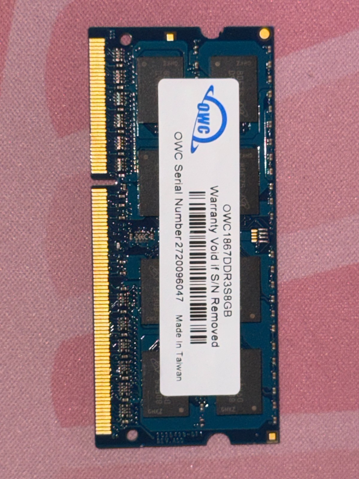 OWC 8GB DDR3-1867 SO-DIMM RAM Memory PC3-14900 OWC1867DDR3S8GB