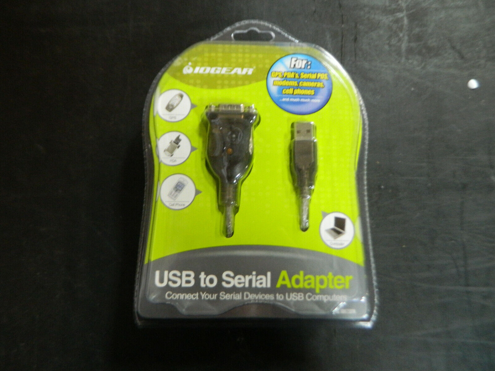 IOGEAR USB to Serial Adapter GUC232A -New