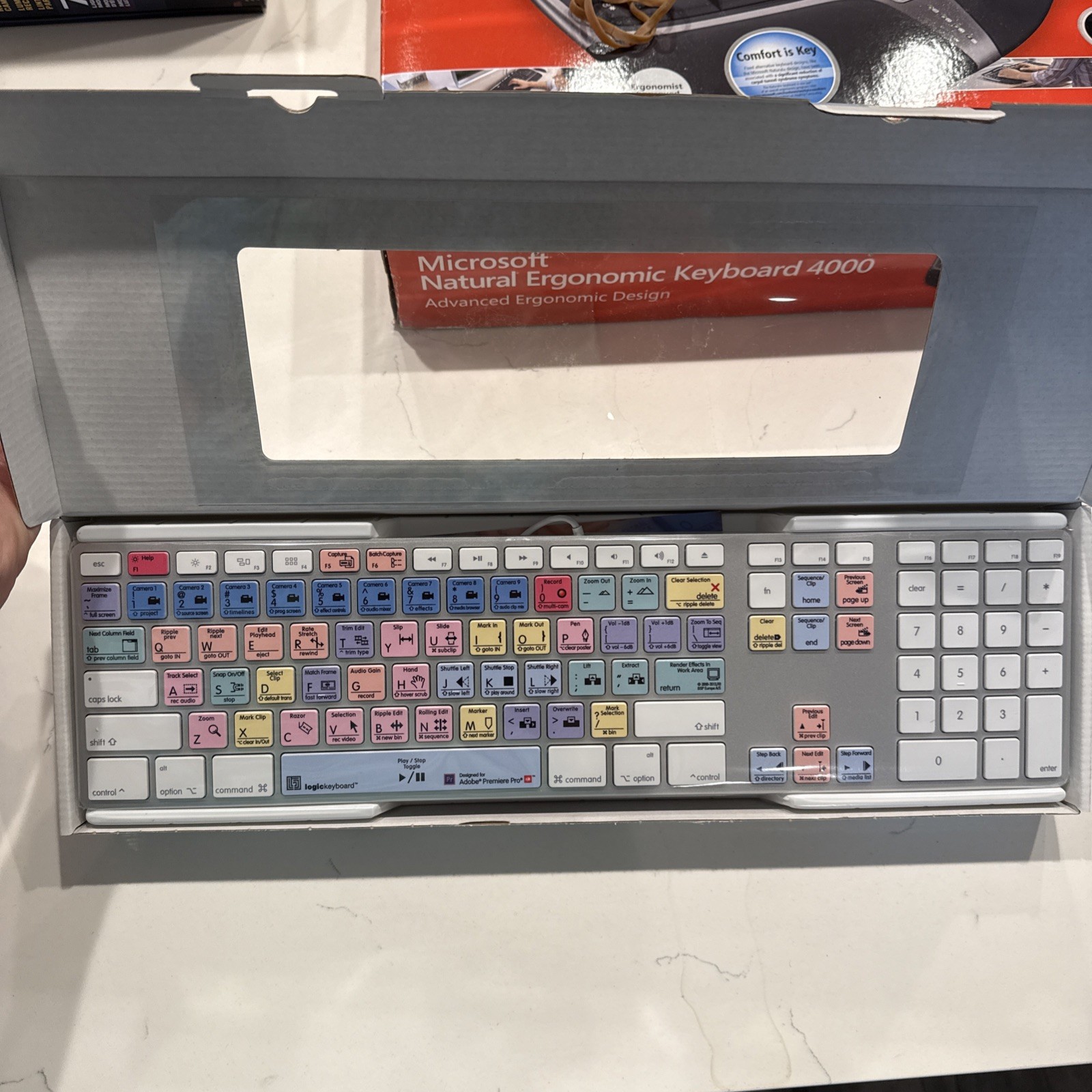 Logickeyboard Adobe Premiere Pro CC Advanced PC Shortcut Keyboard for Editing