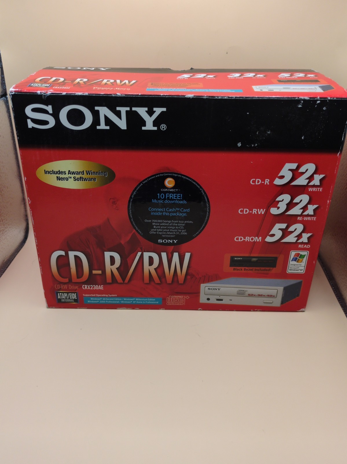 Sony CRX230AD Internal CD-R/RW Drive CD-RW ATAPI/EIDE 52X 32X 52X   Open Box
