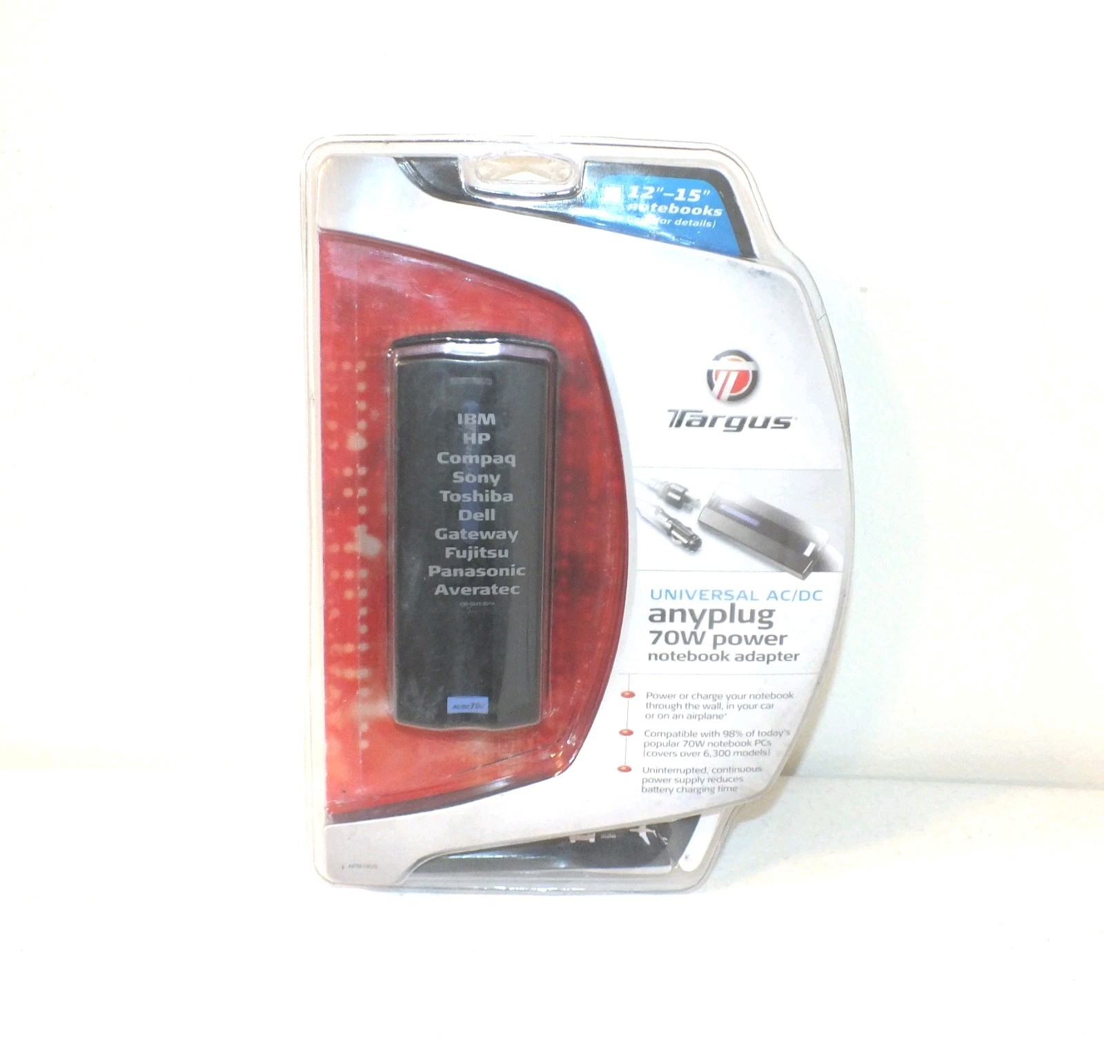 Targus - Universal AC/DC APM10US anyplug 70w Power Notebook Adapter New