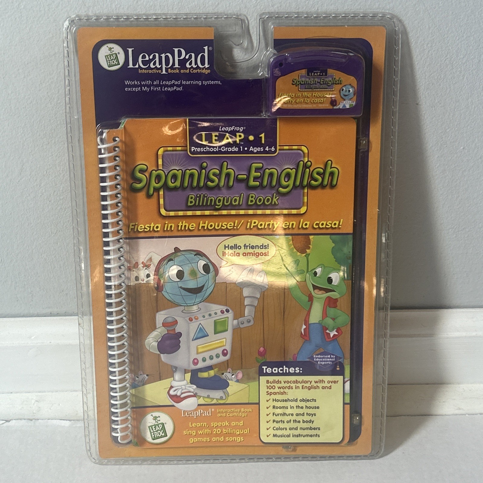 LeapFrog Spanish-English Bilingual Book New