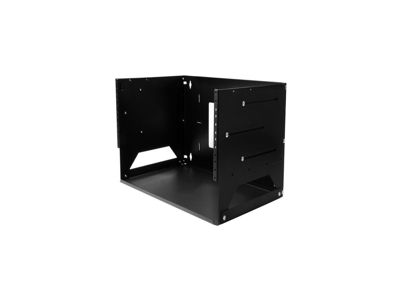 StarTech.com 4U Wall-Mount Server Rack with Built-in Shelf - Solid Steel - Adjus
