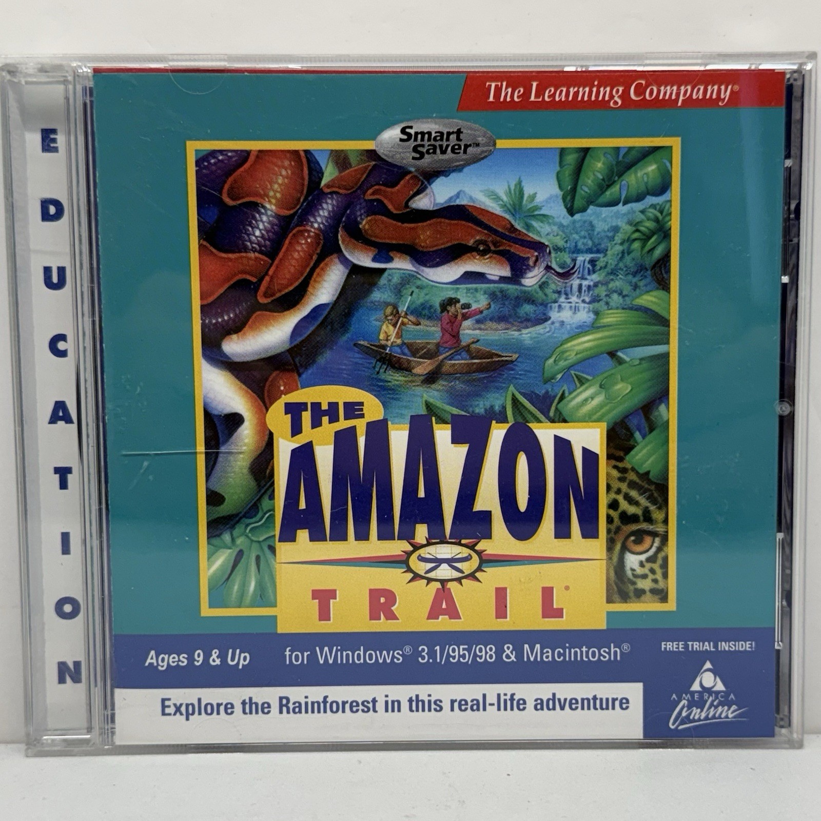 The Amazon Trail PC/Mac CD-ROM 1999 The Learning Company SmartSaver Vintage Game
