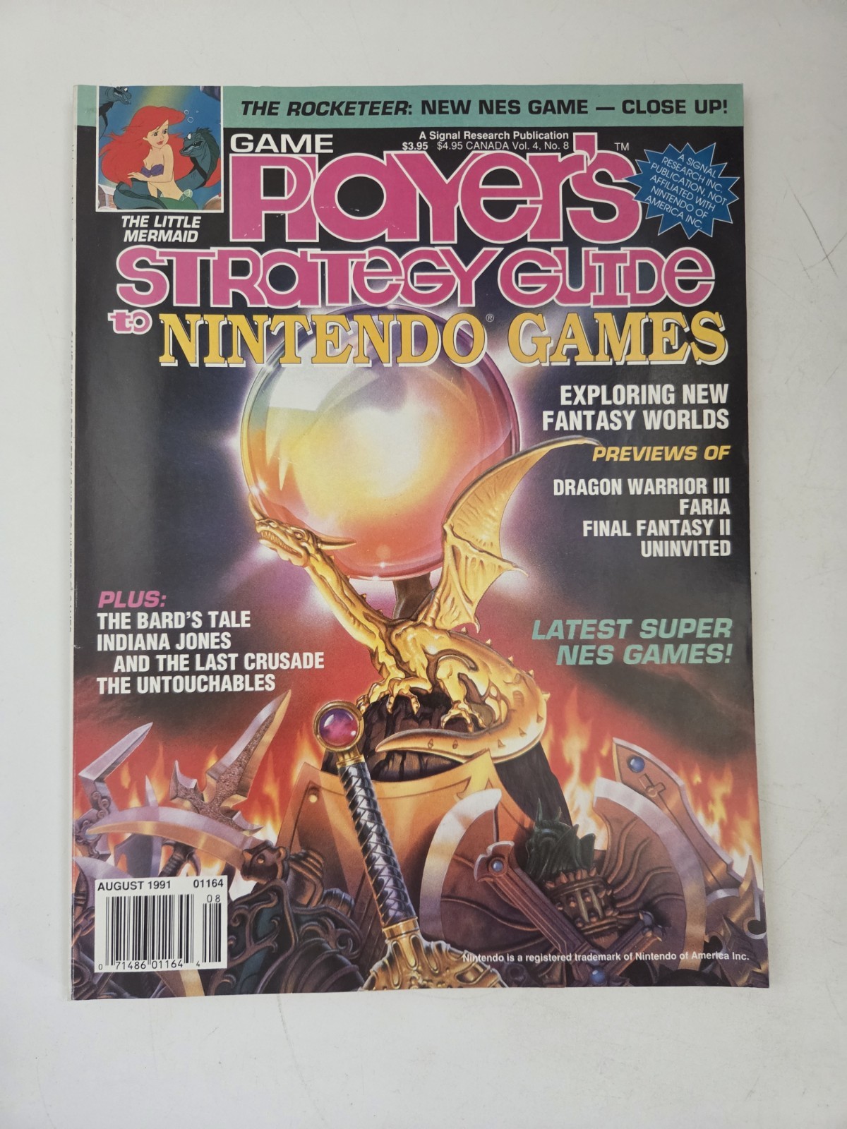 Game Players Strategy Guide Vol 4 No 8 Nintendo NES Final Fantasy Cover