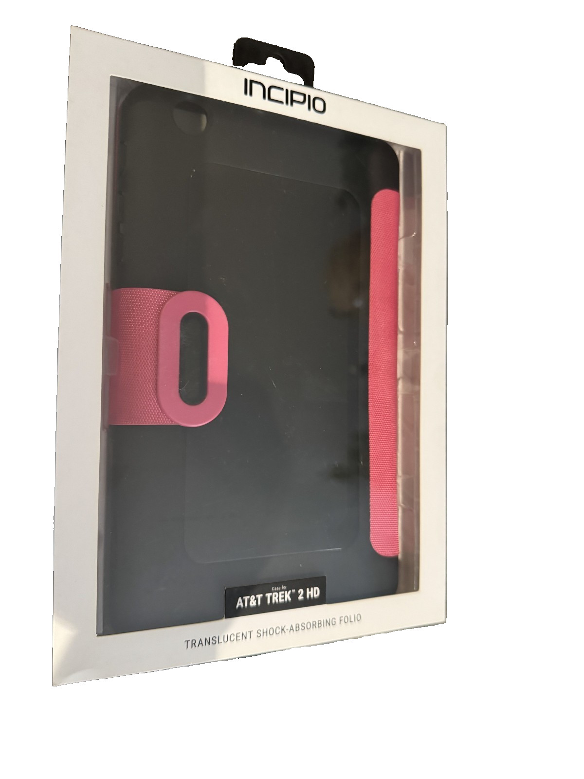 Incipio Clarion Translucent Shock-Absorbing Folio Case for AT&T TREK 2 HD - Pink