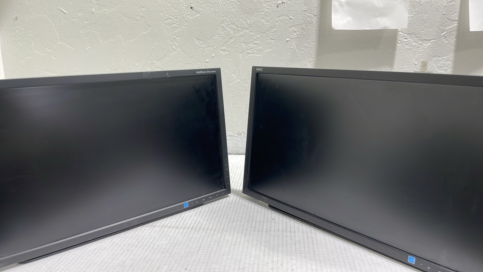 NEC MultiSync EA234WMi 2013 23" IPS LED LCD Monitors Full HD VGA HDMI Lot of 2