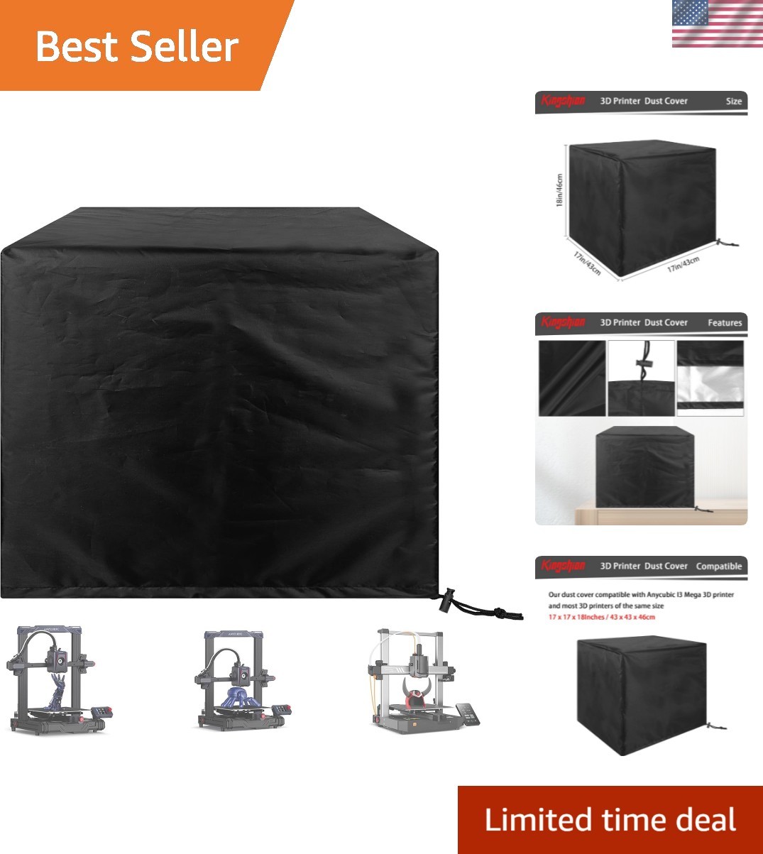 17 Inch 3D Printer Enclosure - Waterproof & Dustproof Protective Cover, Heavy...