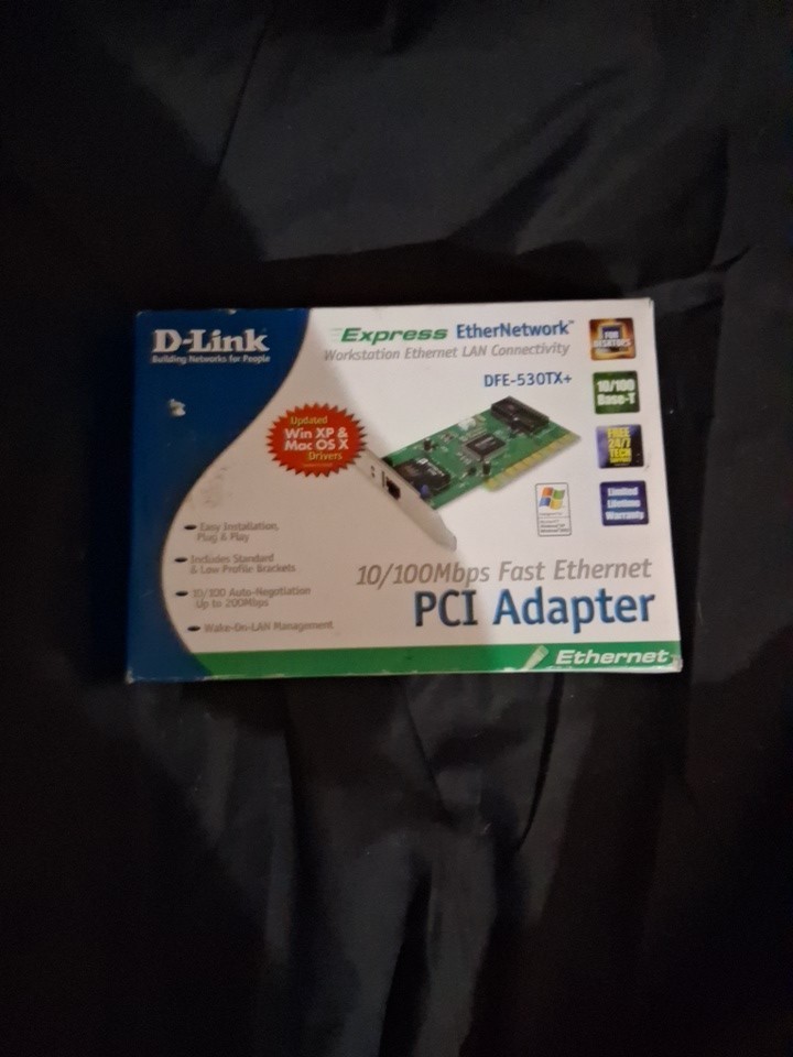 D-Link Express EtherNetwork 10/100Mbps Fast Ethernet PCI Adapter DFE-530TX+