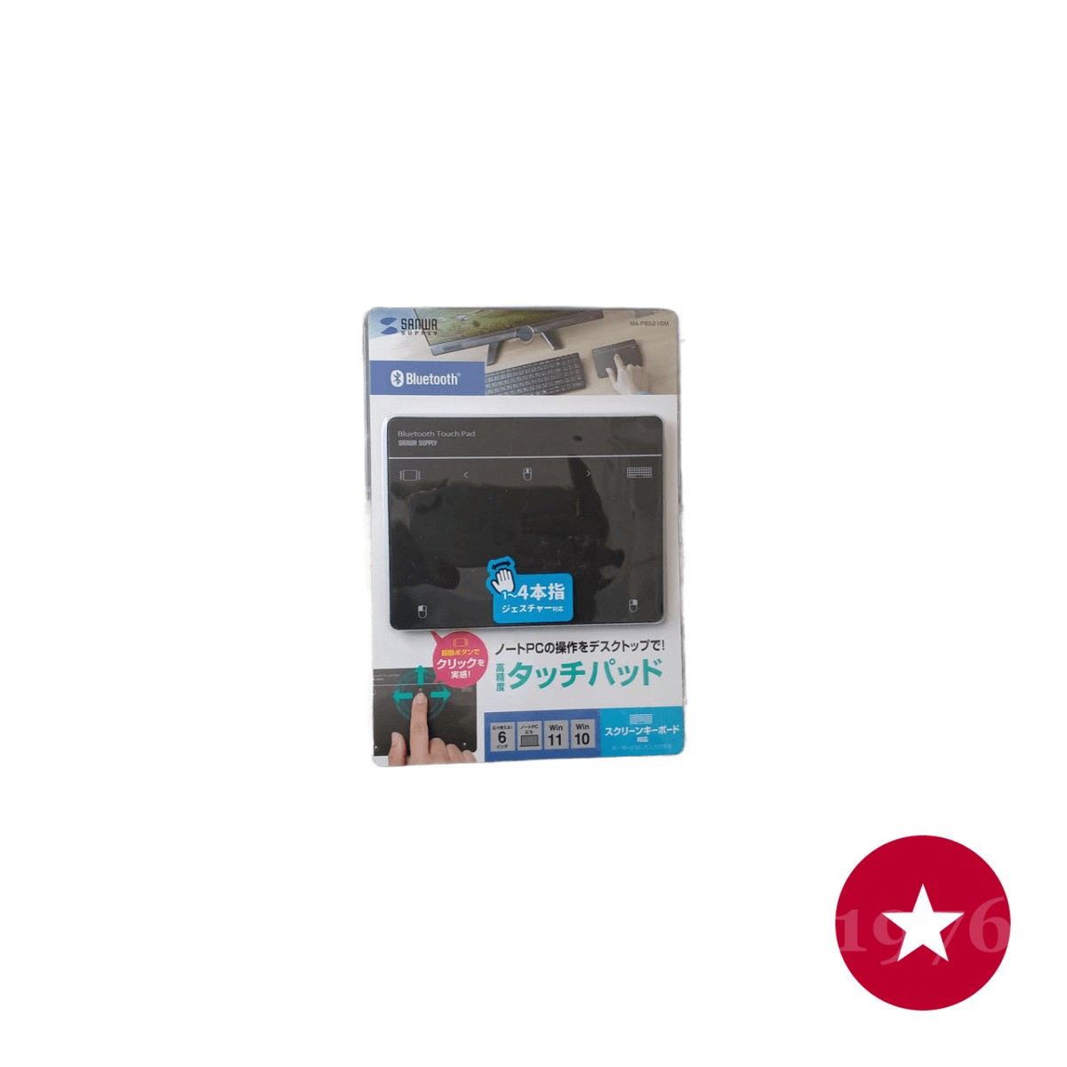 SANWA SUPPLY Touchpad Wireless Bluetooth Ver5.0 BLE Class2 138.8x11.1x106.8mm