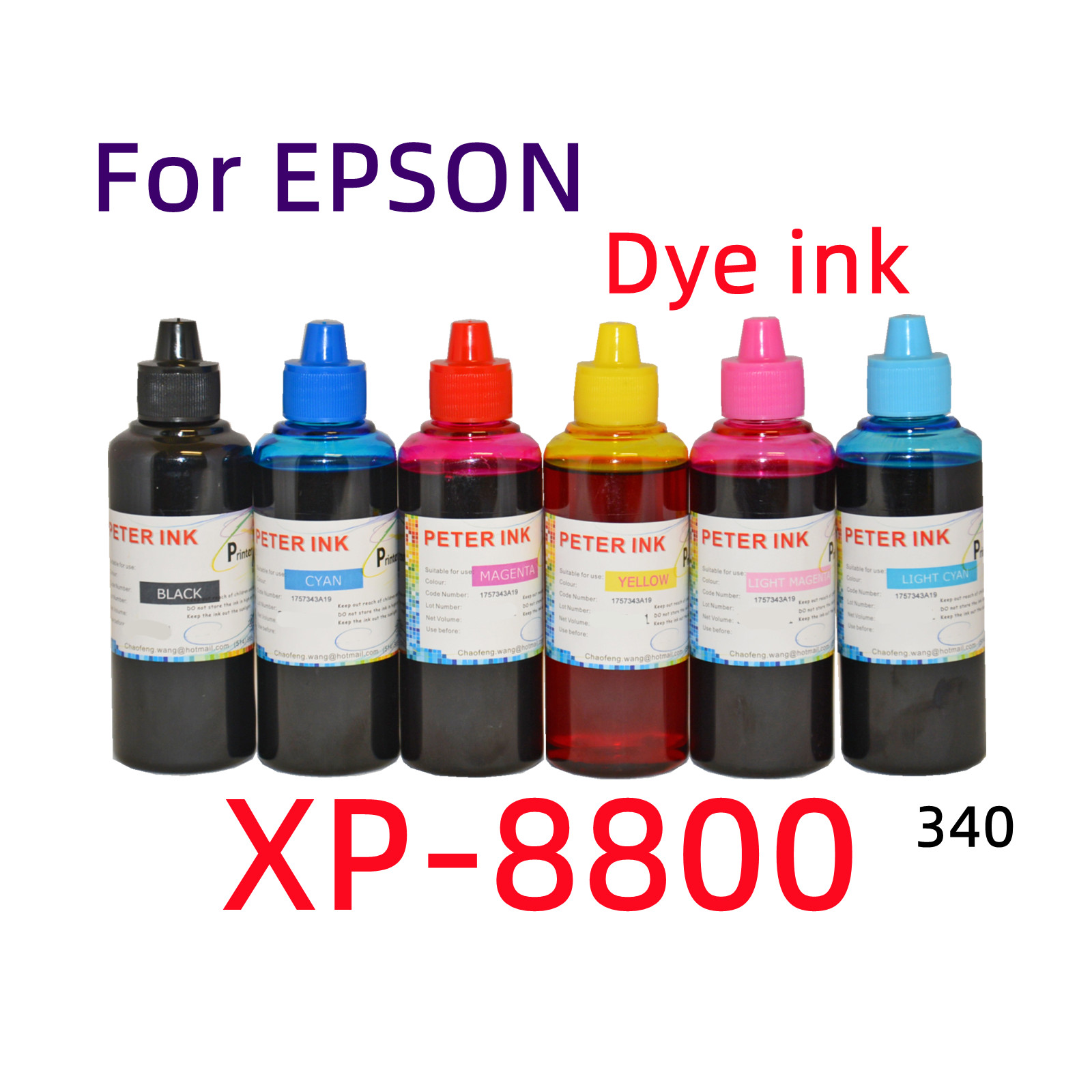 Premium dye ink for XP8800 XP 8800 XP-8800 printer T340XL T340 340 ink cartridge