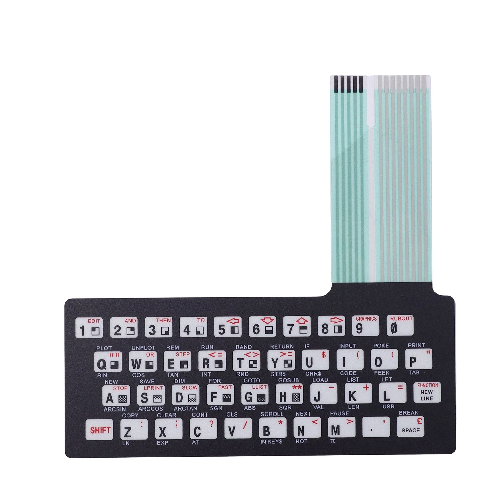 NEW Membrane Keypad Keyboard Replacement for Sinclair ZX81 / Timex 1000