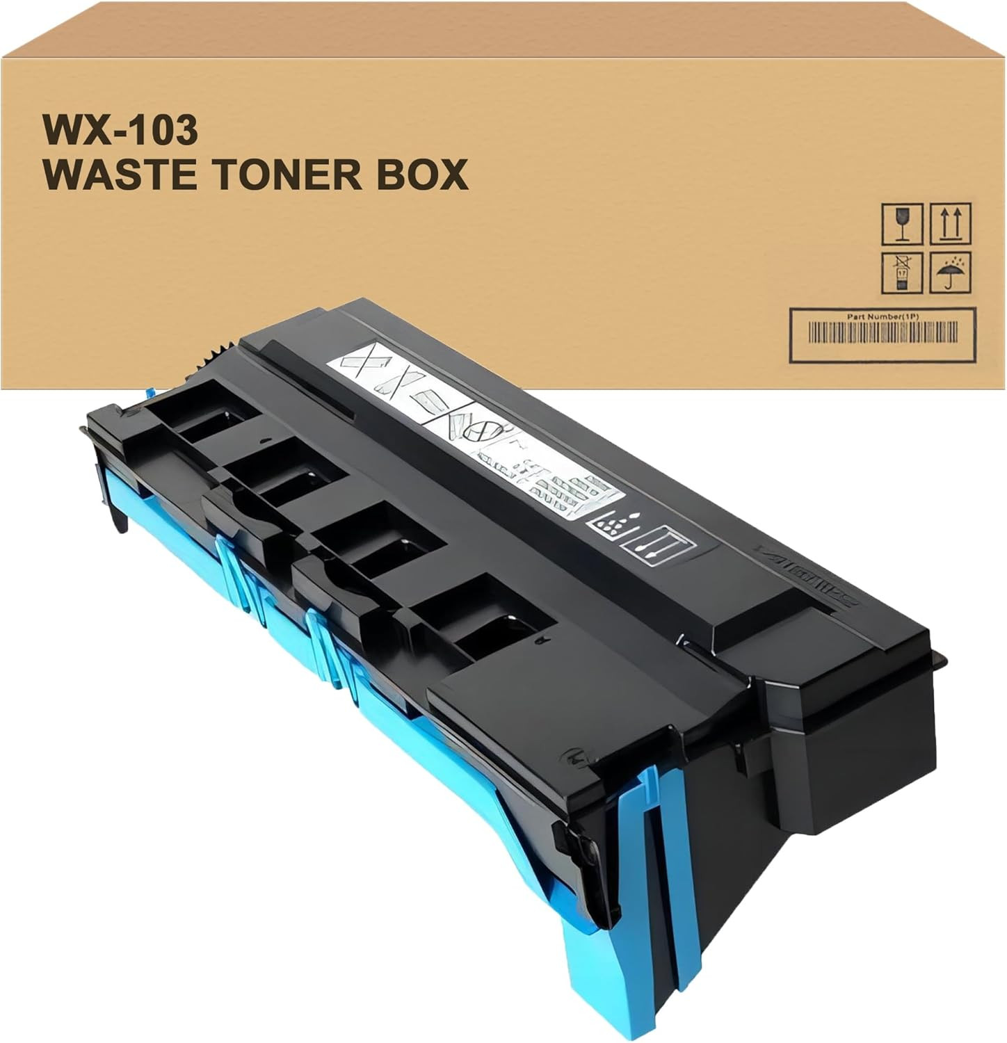LCL Compatible Waste Toner Container Replacement for Konica Minolta Bizhub C558