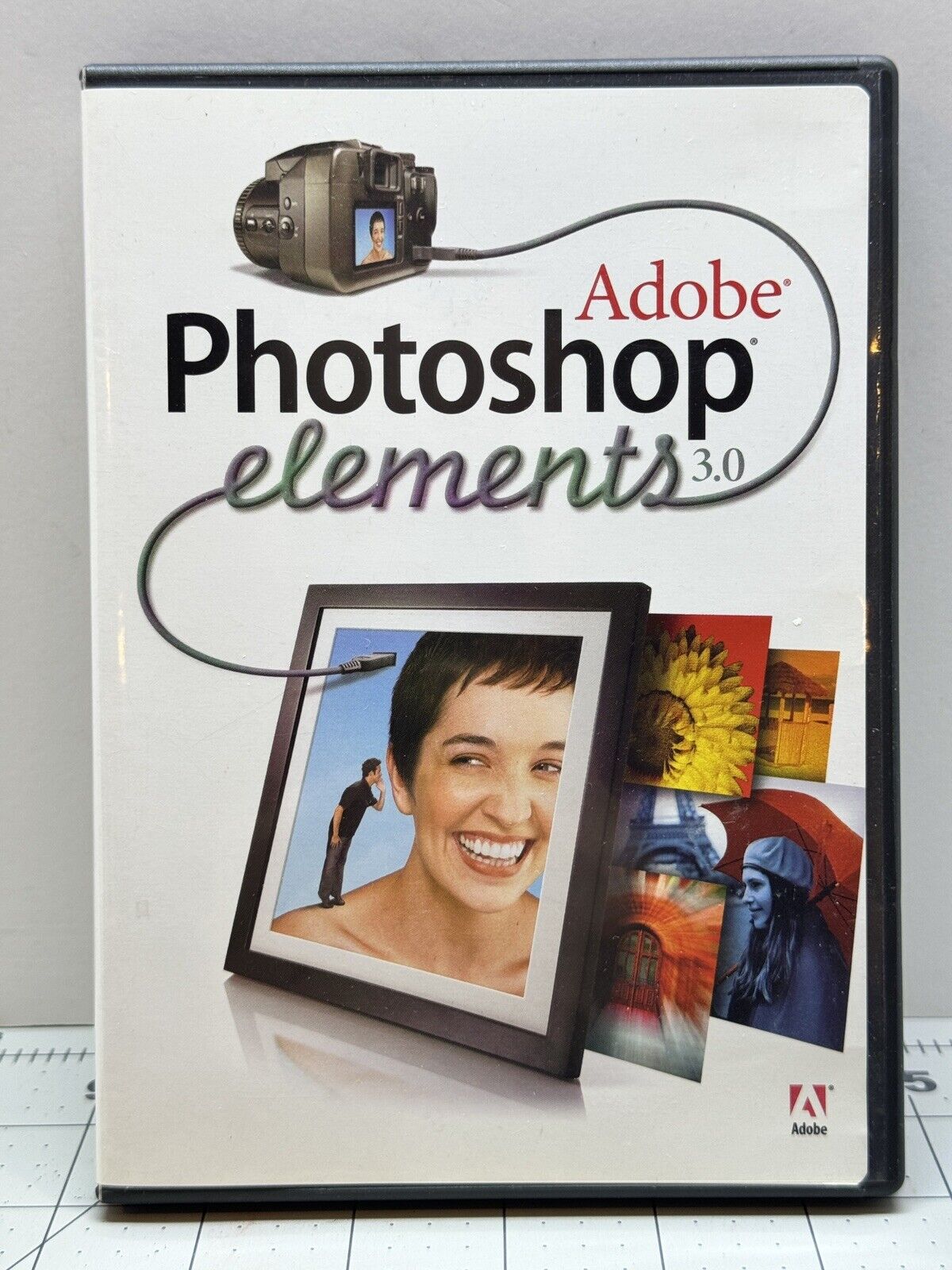 VINTAGE Adobe Photoshop Elements 3.0  2004 w/ Serial Number