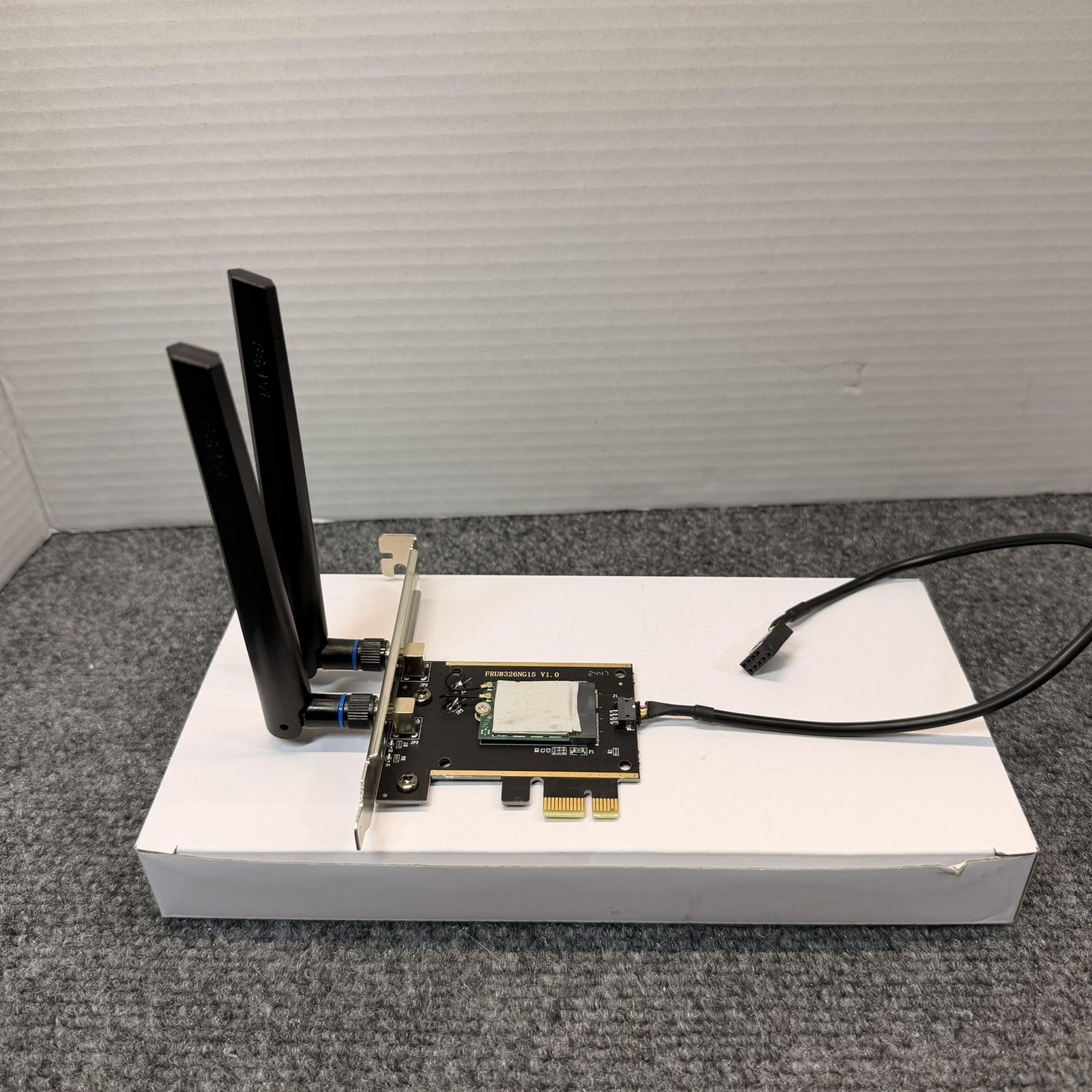 WiFi 7 PCIe X1 Adapter Card Dual Antenna FV-BE8774 Windows 11 Desktop PC