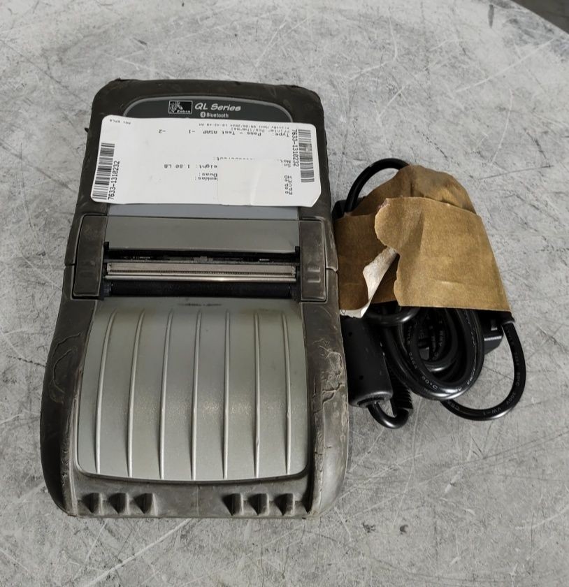 ZEBRA QL Series QL 320 Portable Barcode Thermal Printer Wireless USB SEE NOTES