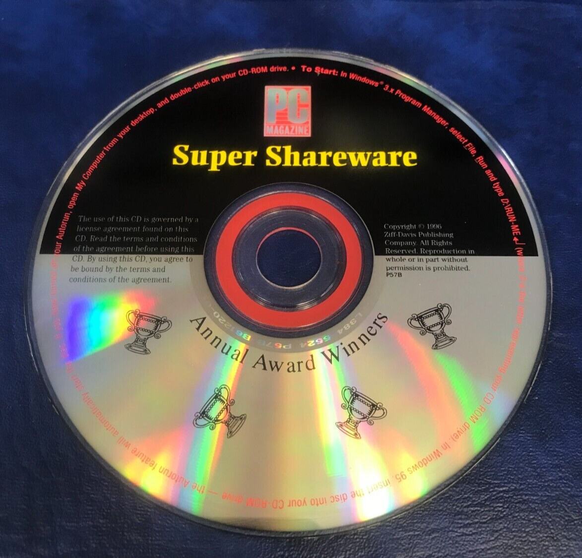 PC Magazine 1996 Super Shareware Winners Vintage Software on CD