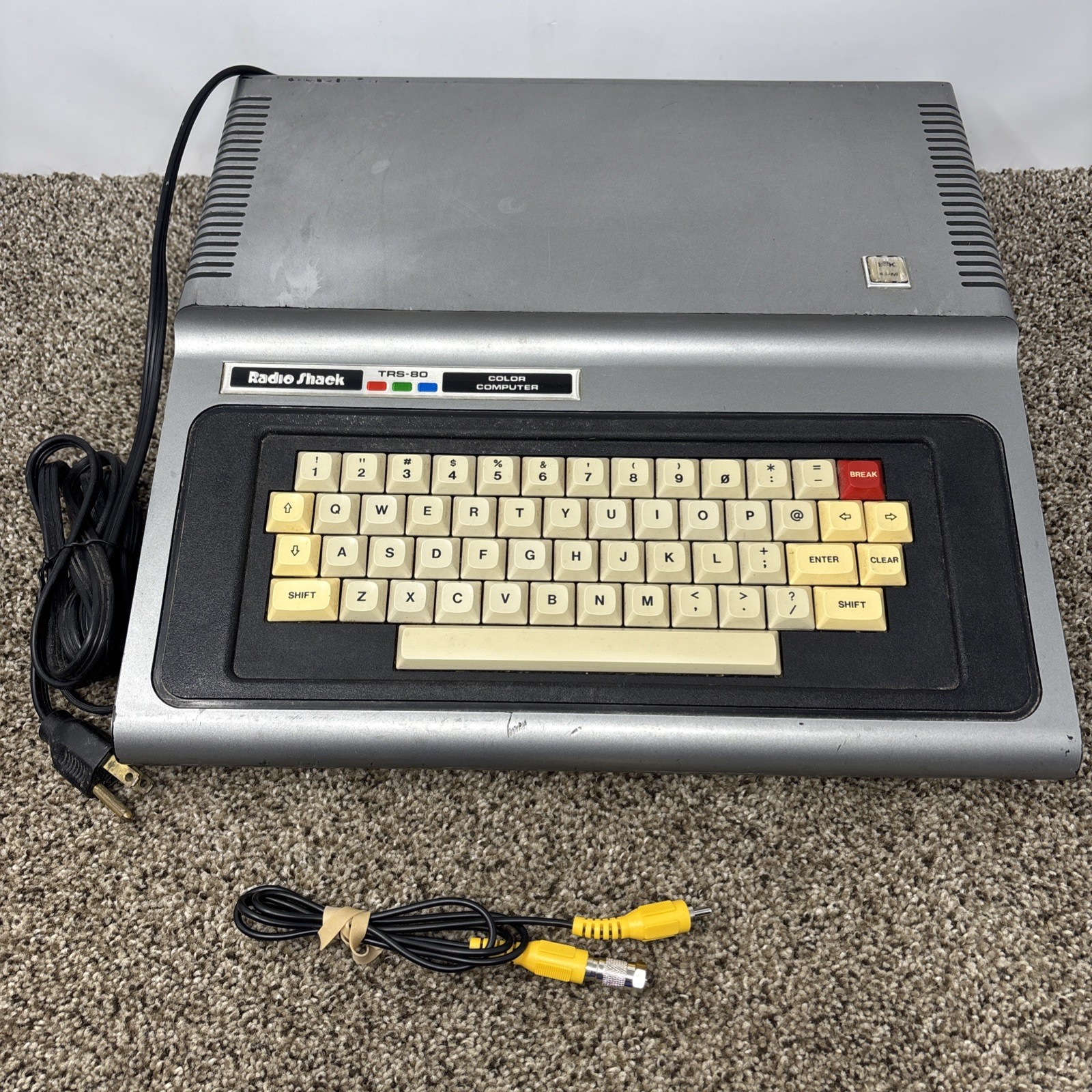 Used Tested- Radio Shack TRS-80 Color Computer 16k Tested