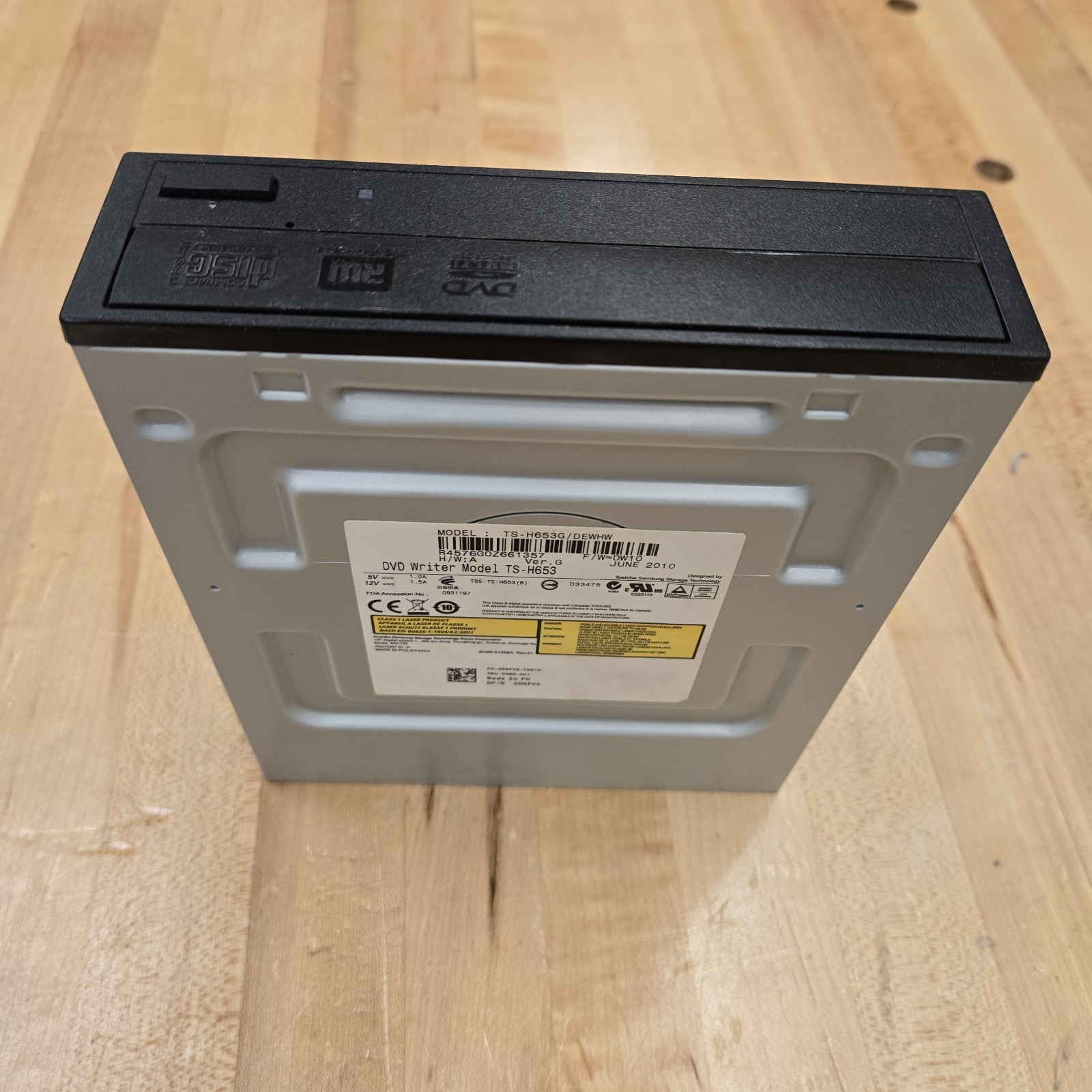 Toshiba Samsung TS-H653G /DEWH Internal DVD Writer Model TS-H653 Dell 0C234R