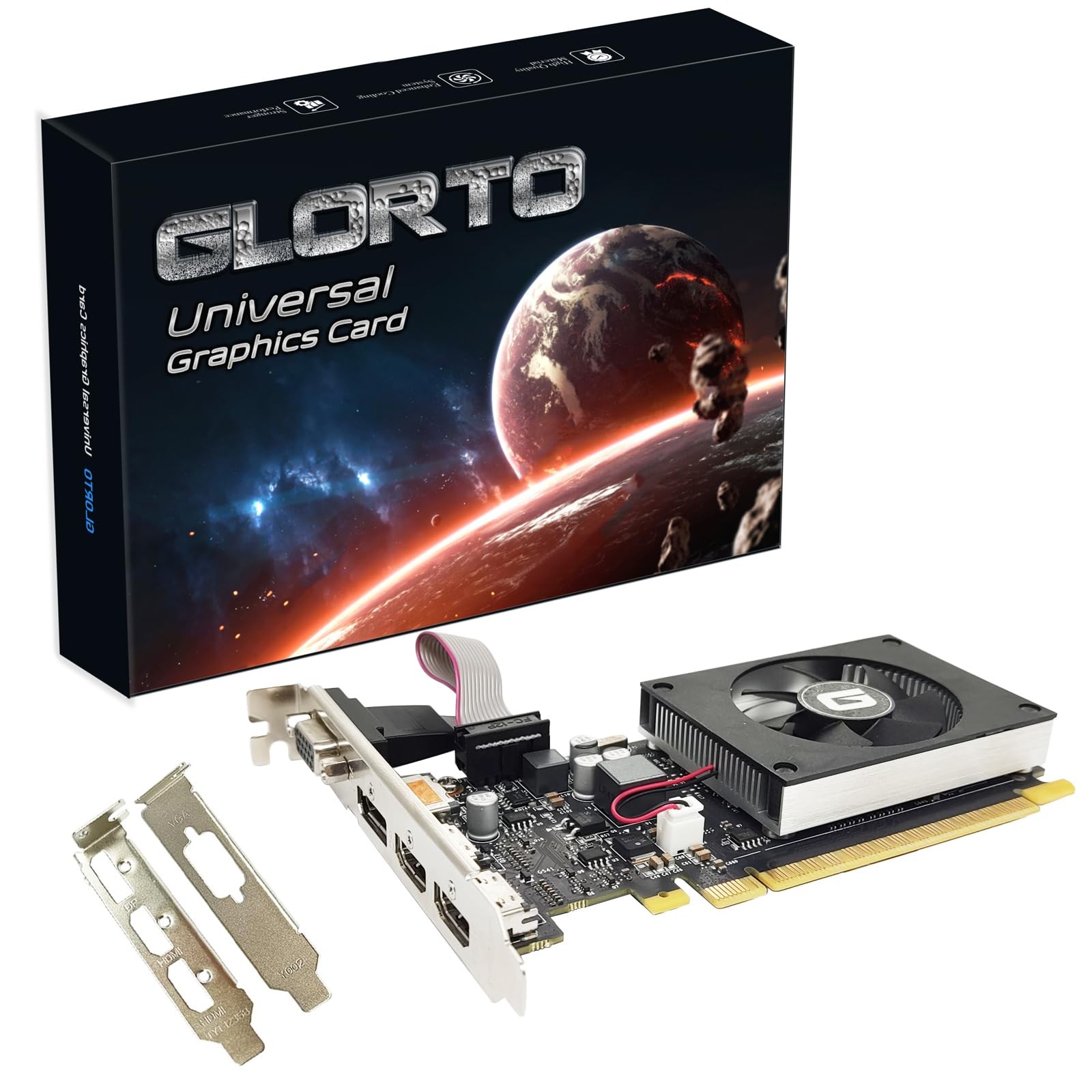 Glorto GeForce GT 730 4GB DDR3 Graphics Card Low Profile