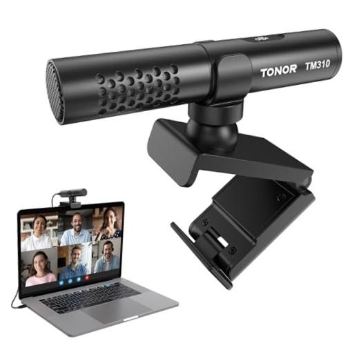 USB Conference Microphone for Laptop, Computer Mic with Mute Button