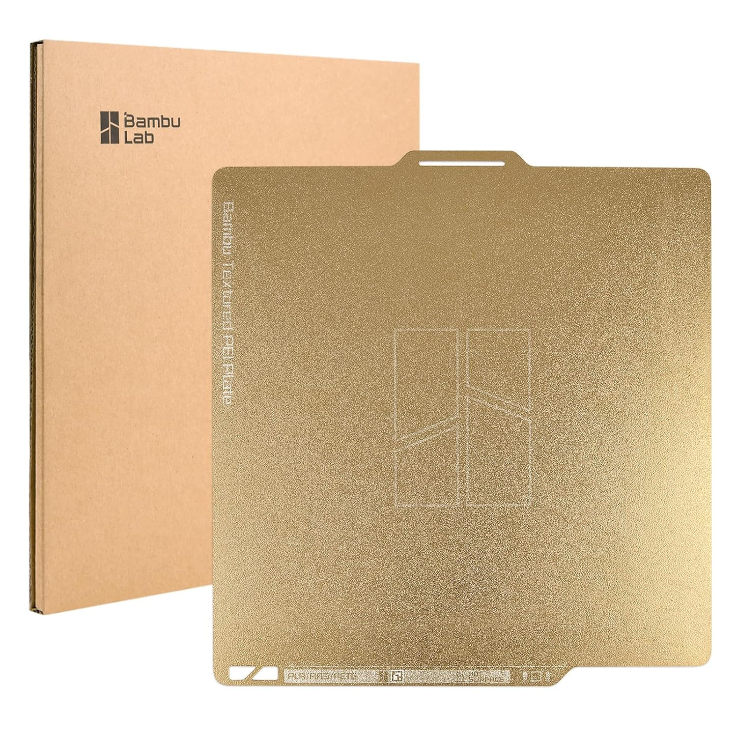 Bamboo Lab Double Sided Textured PEI Build Plate for A1,P1S,P1P,X1C,X1 Carbon,X1