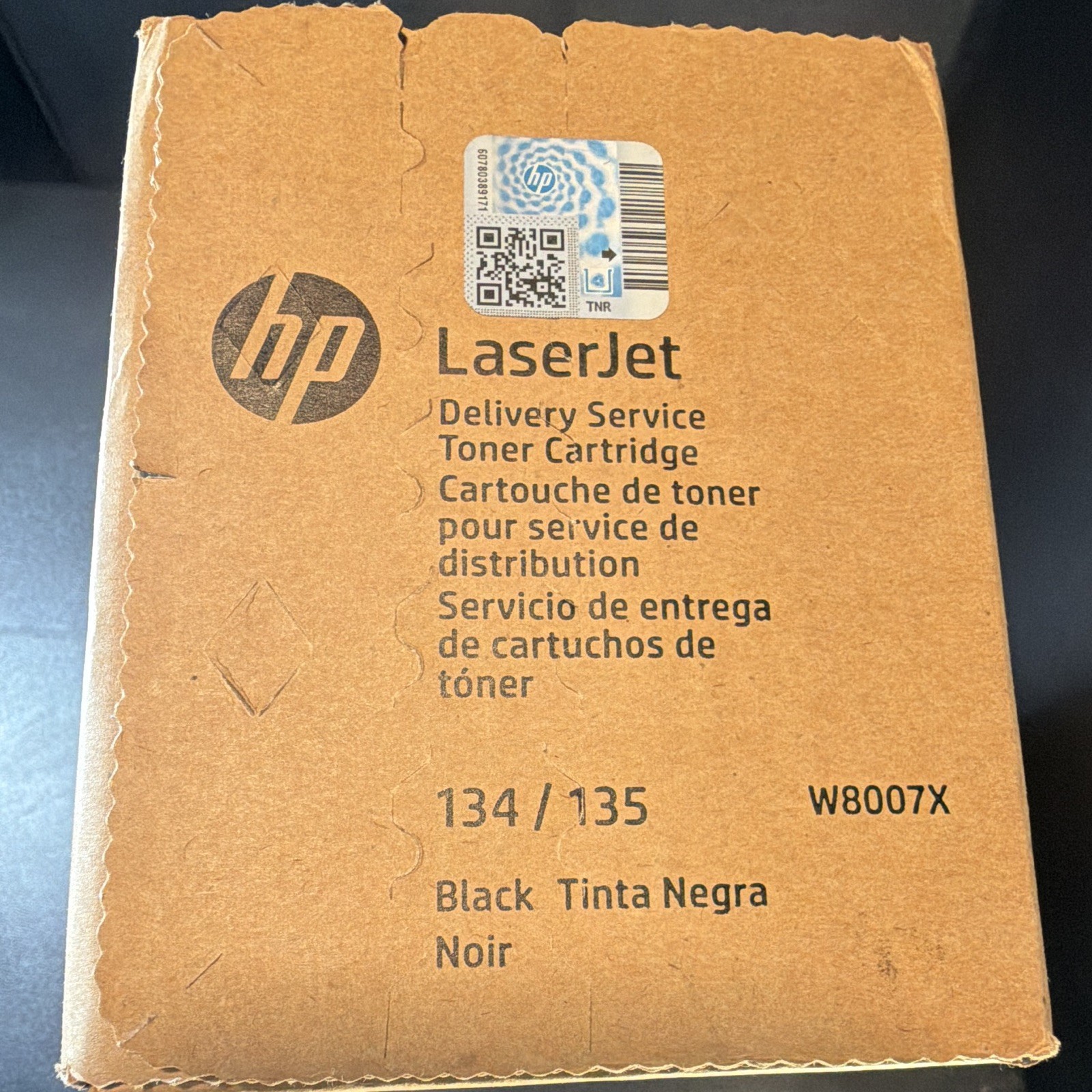 HP Genuine/Original LaserJet 134/135 Black Toner Cartridge W8007X For HP