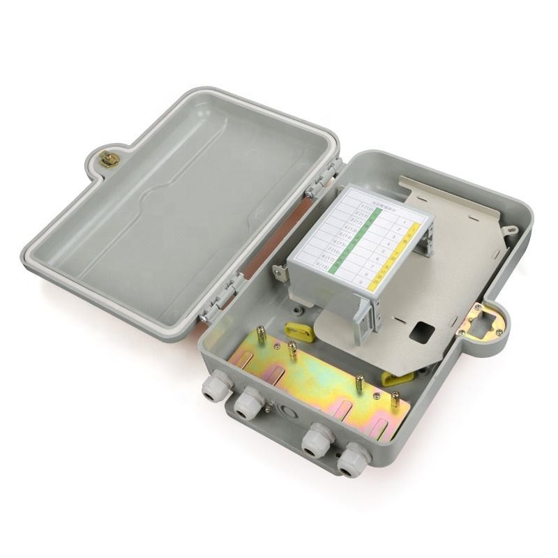 16 24 Core Outdoor Splitter Distribution SMC Fiber Optic FTTX Box 1X16 Cassette
