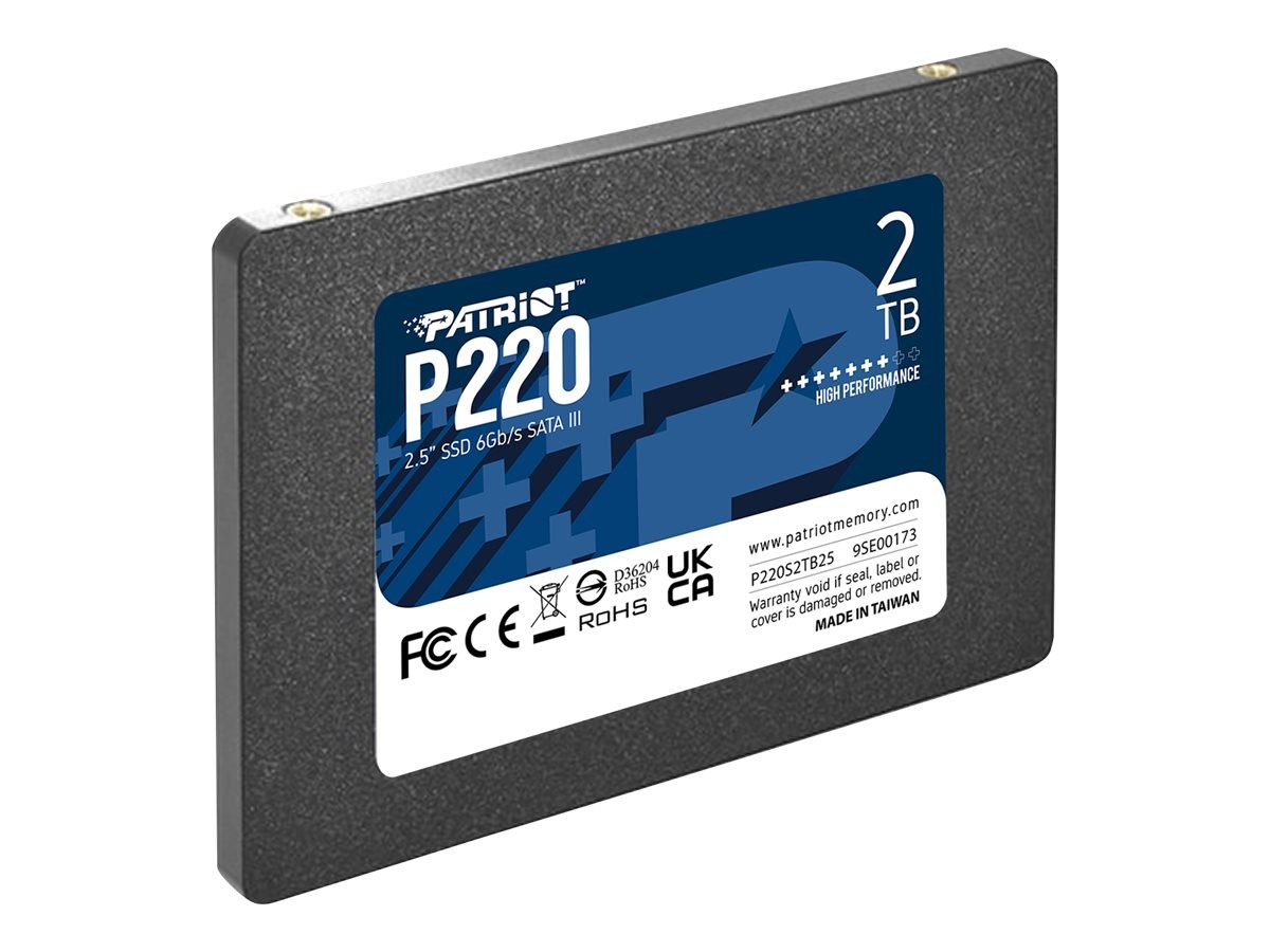 PATRIOT Memory P220 2TB 2.5" 2000GB Serial ATA III (P220S2TB25) SATA III 2.5"