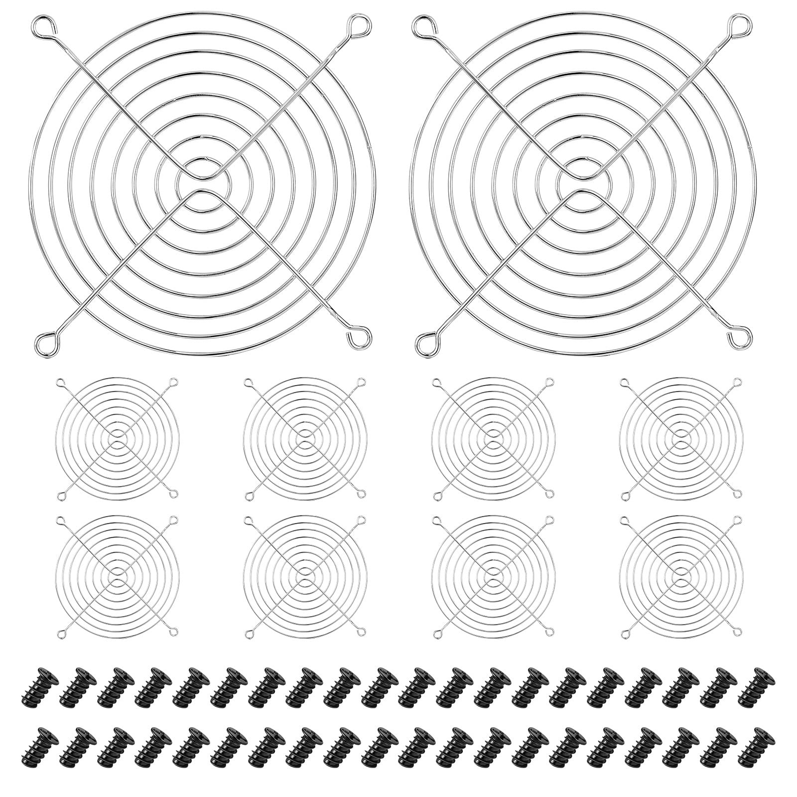 Sweetude 10 Pack Fan Grill Guard 140 mm for Case Computer Filter 140mm
