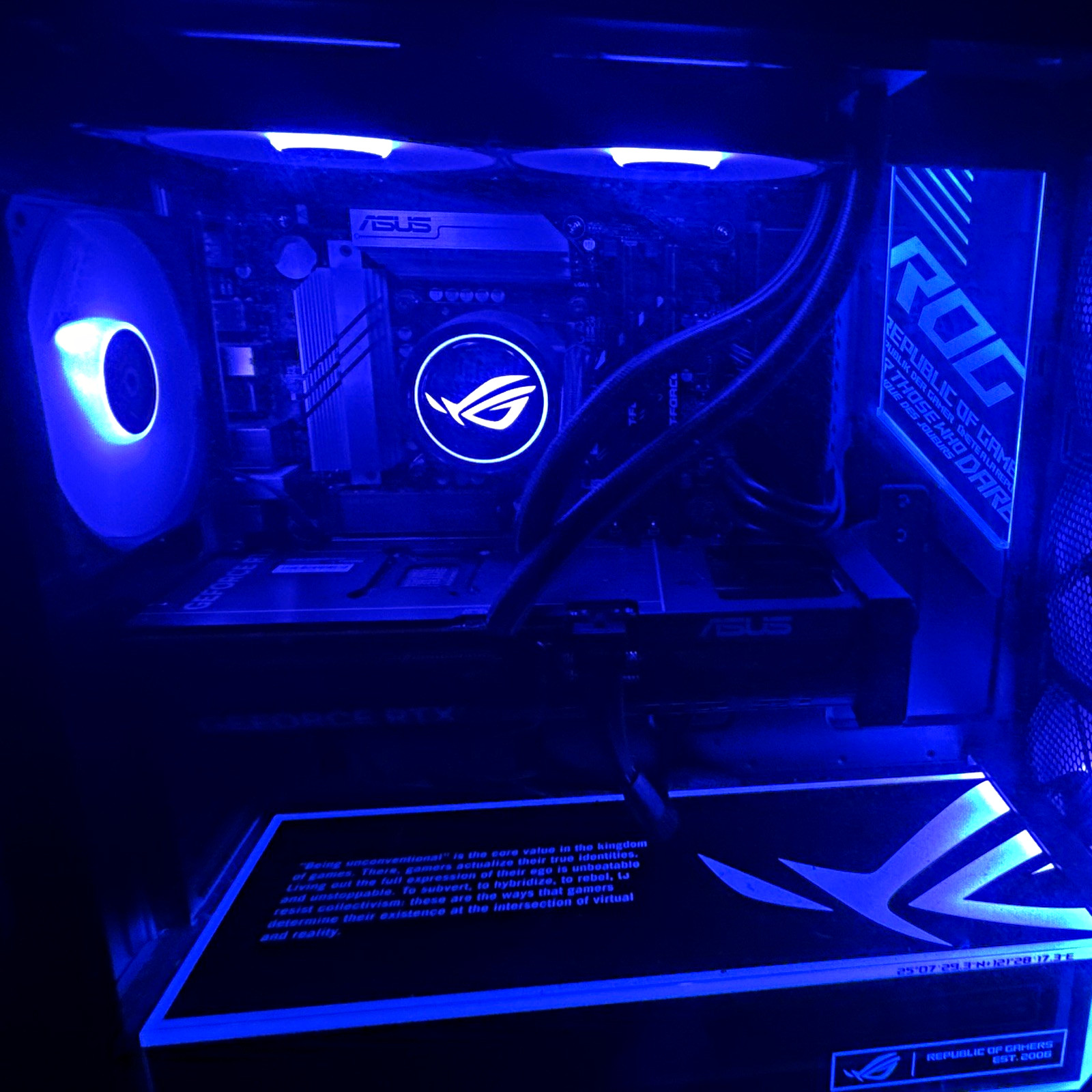 ASUS ROG NVIDIA GeForce RTX GPU Graphics Card RGB Lighting