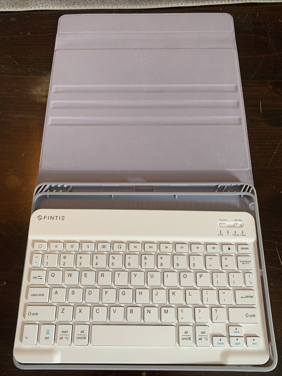 Fintie Ultra Thin 10 Inch Wireless Bluetooth Keyboard (for iPad) With Lilac Case