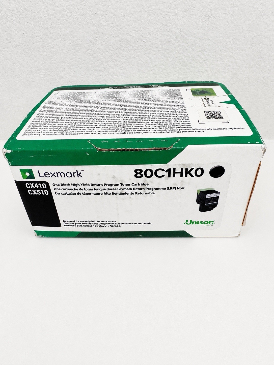 Genuine Lexmark 80C1HK0 Black High Yield Toner CX410 CX510 OEM New
