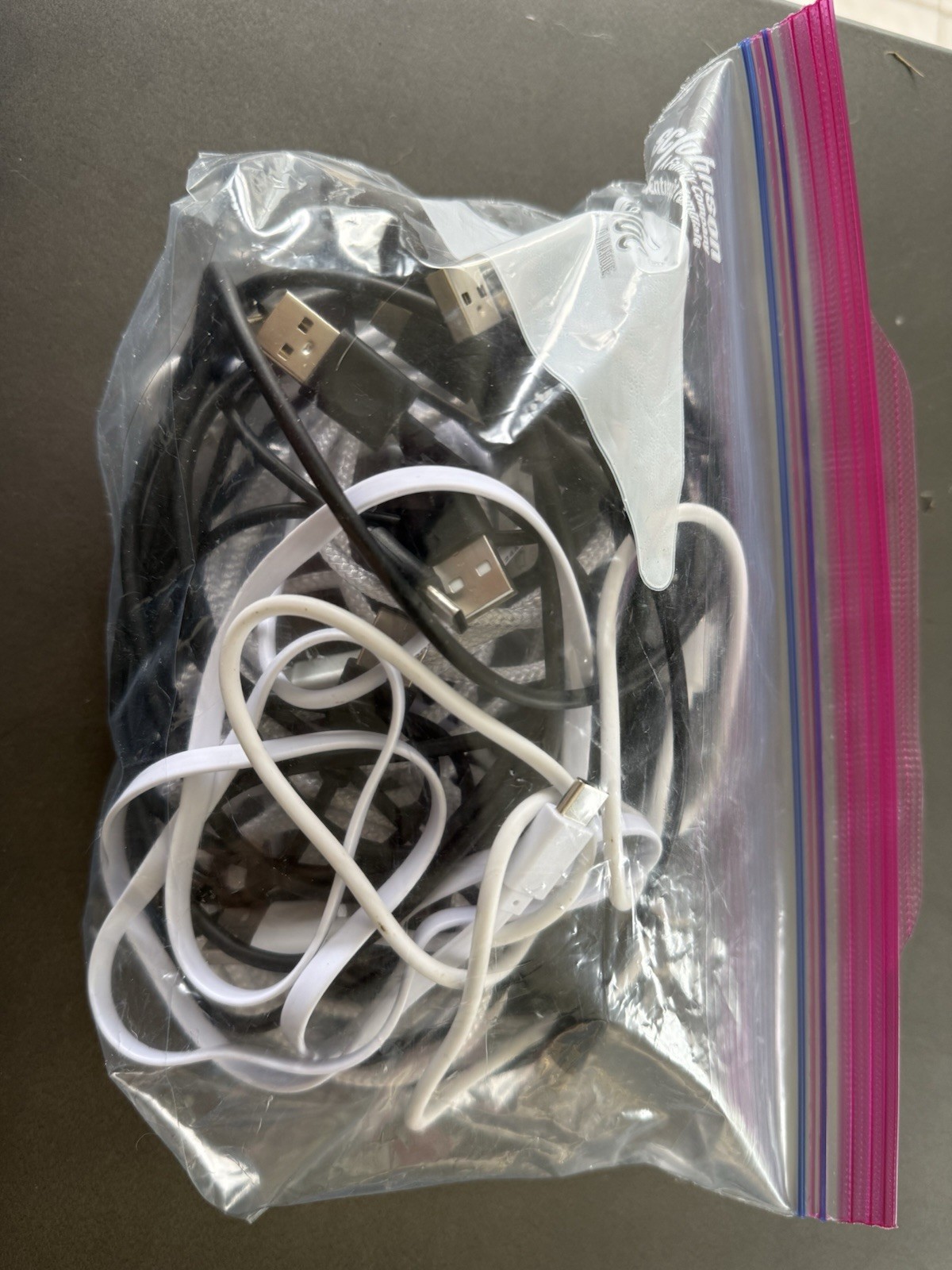 Lot Of USB - C Cords With Adapters