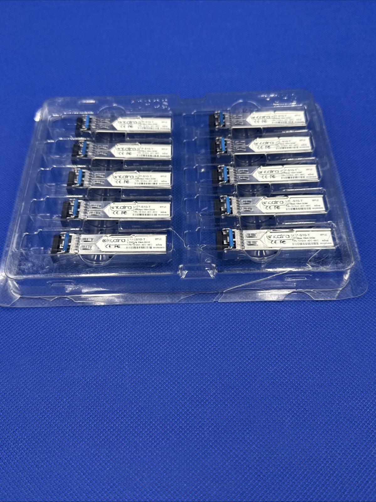 Antaira SFP-S10-T 1.25Gbps 10km DOM LC Fiber SFP Transceiver Modules Lot of 10
