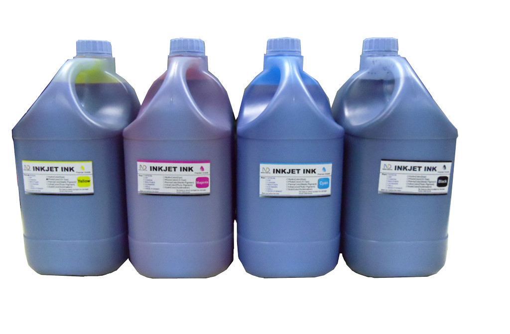 4 Gallon ND® Dye Refill Inks for Brother & Epson Piezoelectric Inkjet Printers