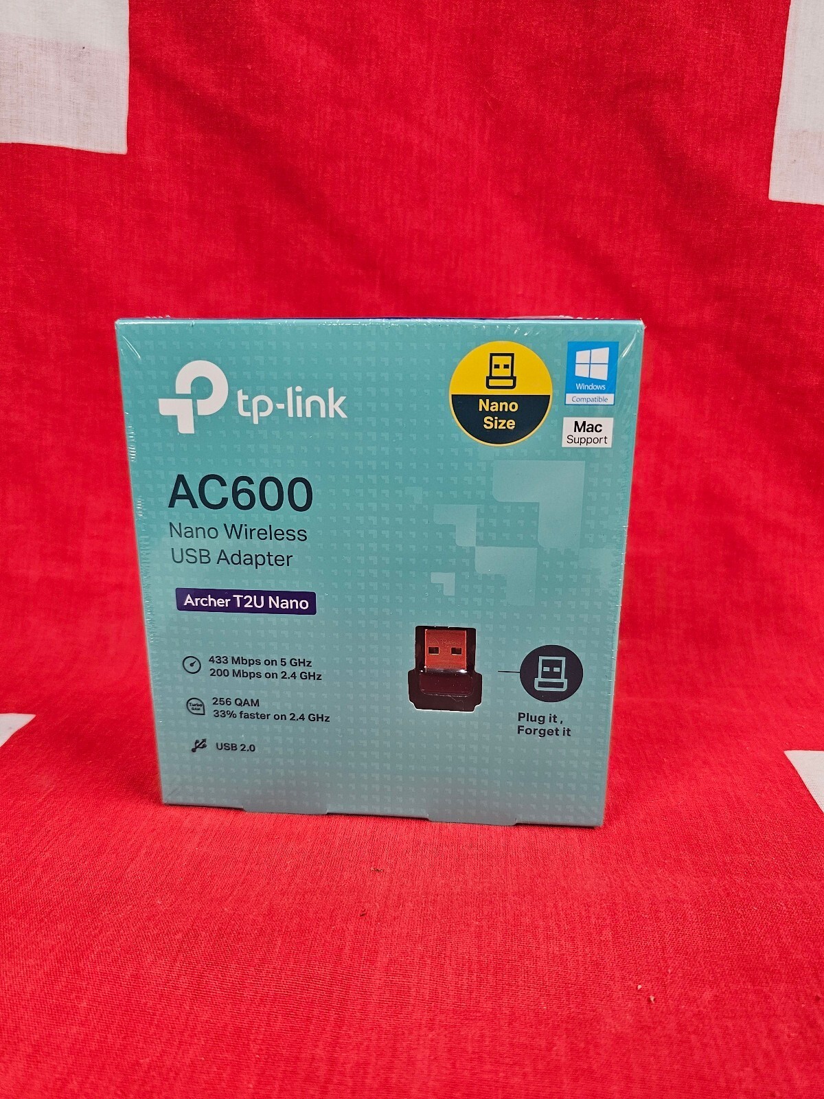 TP-Link AC600 Nano Wireless USB Adapter Archer T2U Nano Dual Band Wi-Fi Dongle