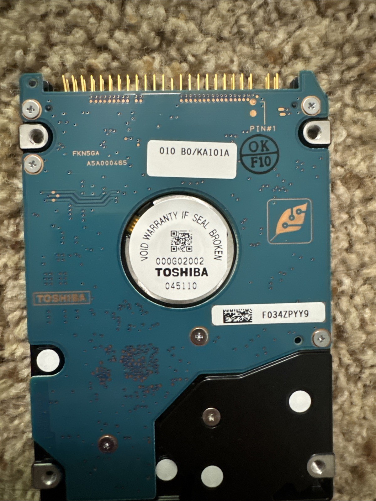 Toshiba MK 4026GAX - Hard Drive - 40 GB - ATA-100 (HDD2193)