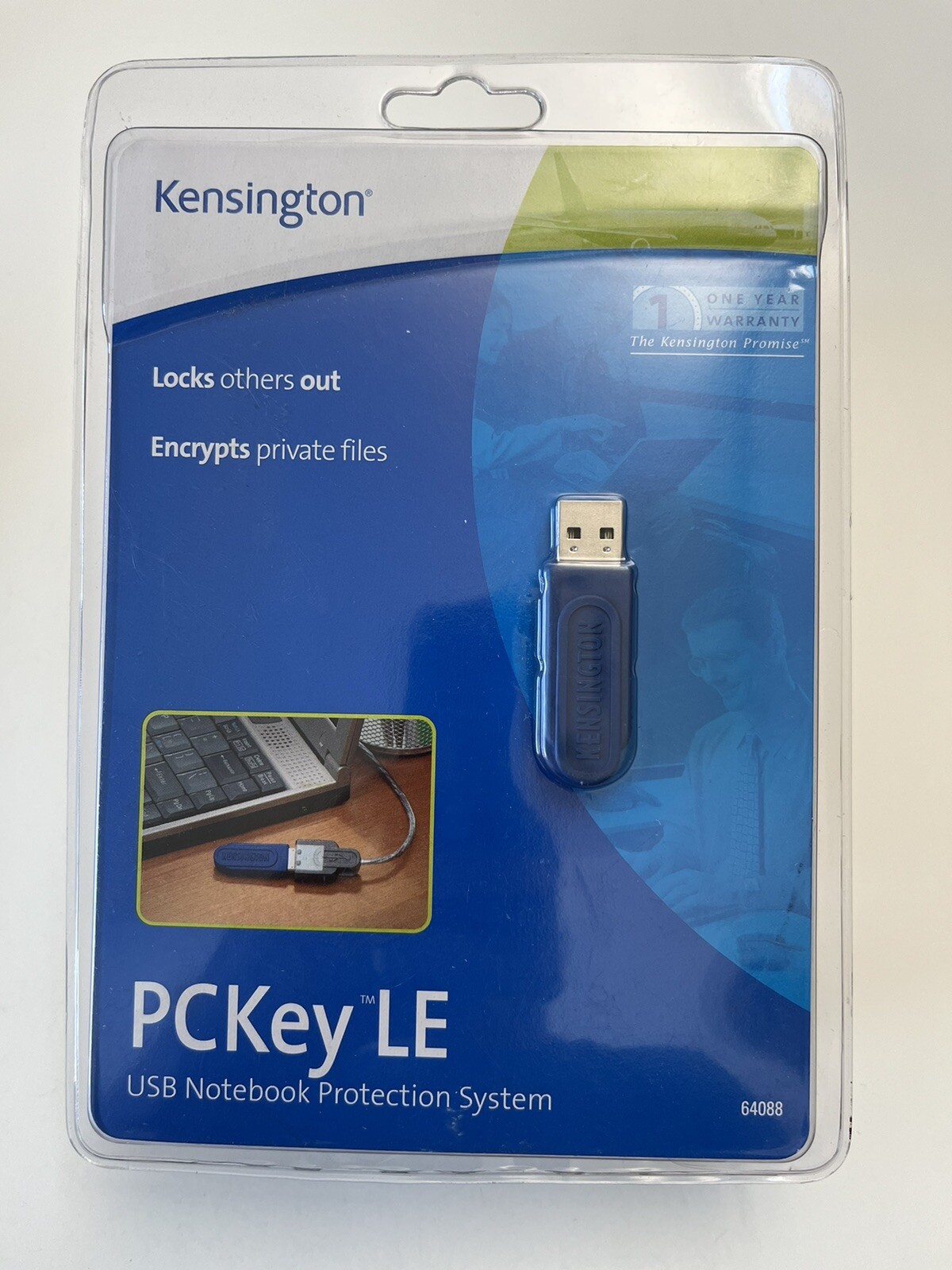 Kensington PCKey LE USB Notebook Laptop Protection System Windows 2000 XP