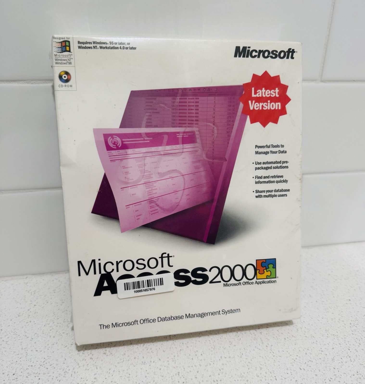 Microsoft Access 2000 For Windows (UNOPENED FACTORY SEALED)
