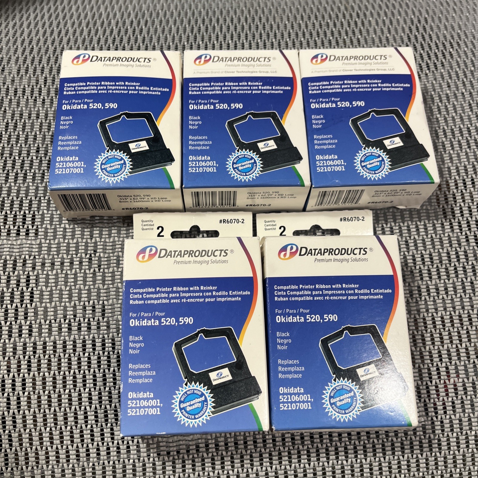 OKI Compatible Okidata 520,590  Nylon Ribbon by Dataproducts Black New (5 )📦