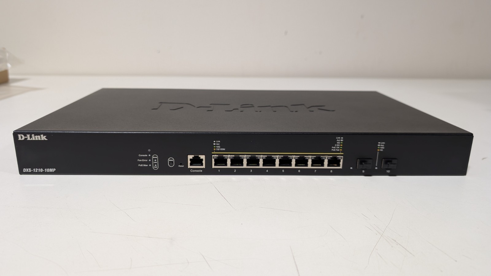 D-Link DXS-1210-10MP – 10-Port 10GbE PoE+ Smart Managed Switch with 2 x 10GBASE-
