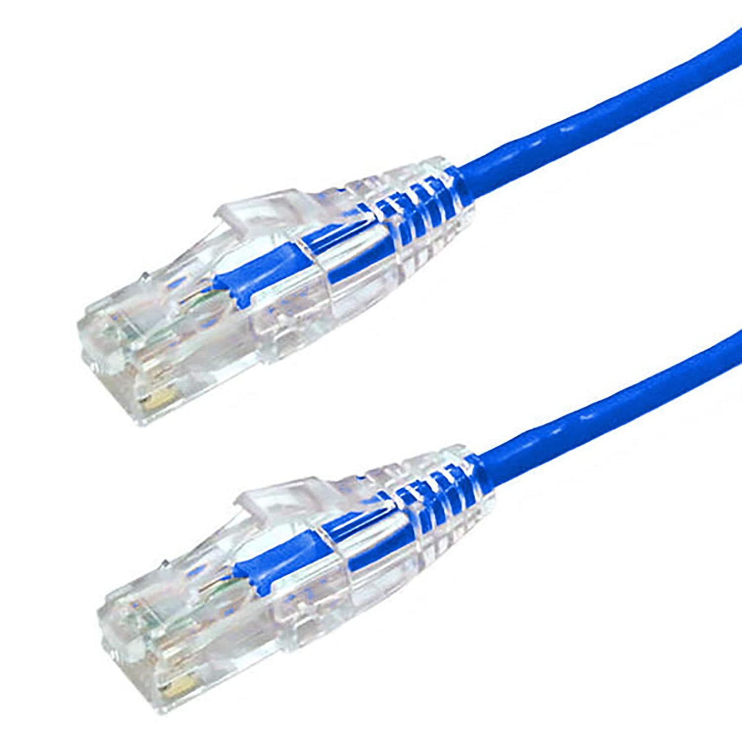 Cat6 Ethernet Patch Cable 6 Inch Slim 28AWG, Pure Bare Copper RJ-45 LAN Network