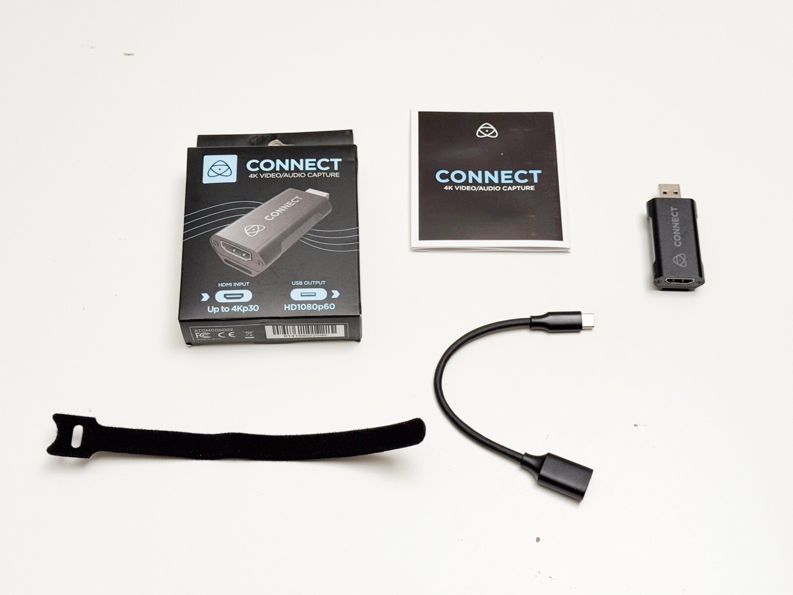 Atomos Connect 4K HDMI to USB Video Capture Card for Live Streaming & Recording