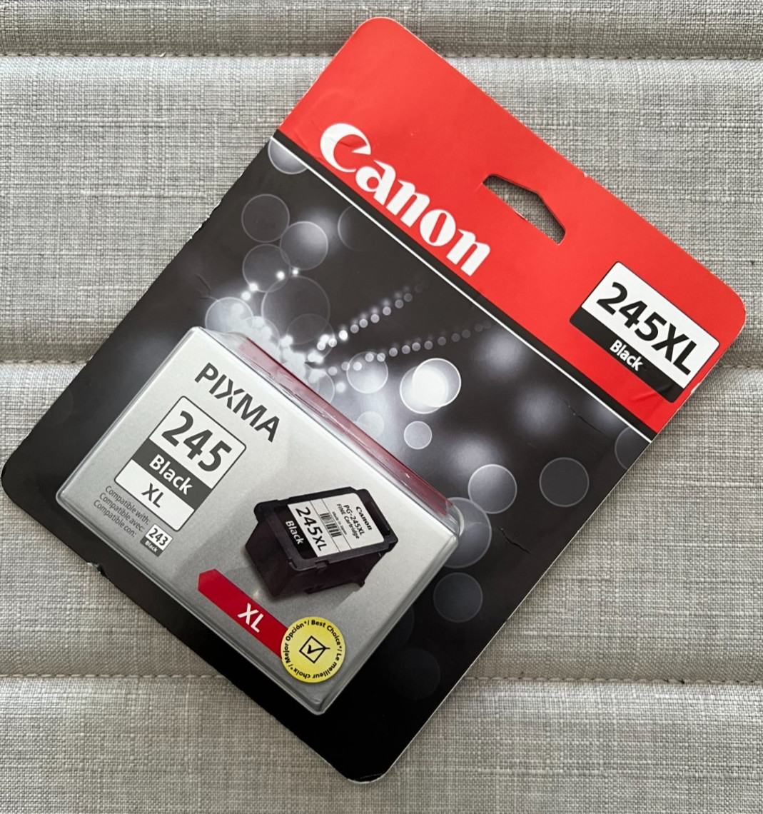 NEW Genuine Factory Sealed CANON PIXMA 245XL Black Ink Cartridge - Japan