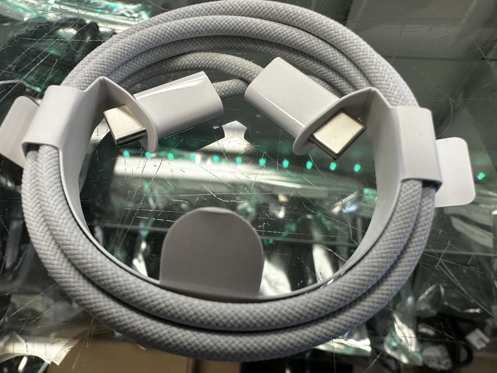 Genuine Original Apple iPhone Braided USB-C to USB-C Charging Cable