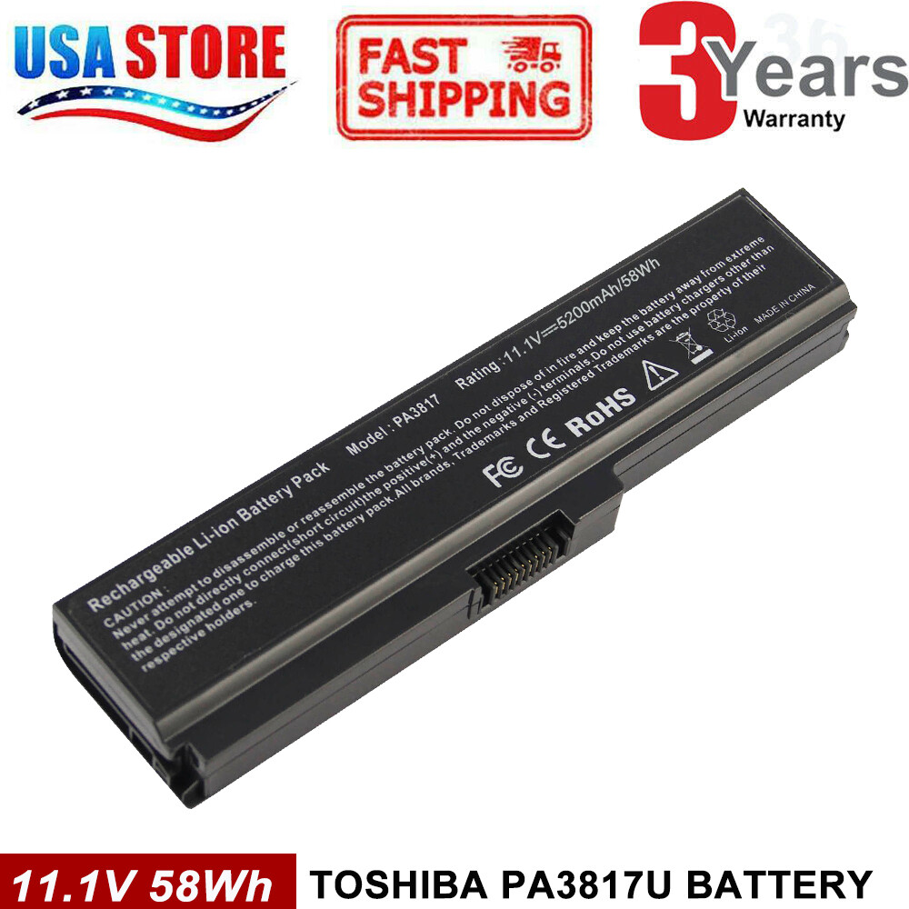 for Toshiba Li-ion Battery Pack Model PA3817U-1BRS Satellite L745-S4310 laptop